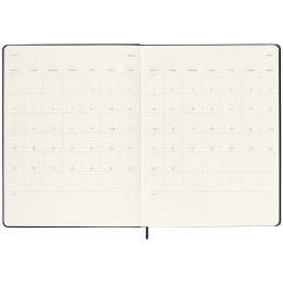 Kalenteri 18M WeekNote Hard Cover XL Black ryhmässä Paperit ja Lehtiöt / Kalenterit / 18 kk kalenterit @ Pen Store (135592)