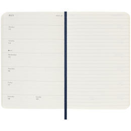 Kalenteri 18M WeekNote Soft Cover Pocket Sapphire Blue ryhmässä Kundsegment / Kundsegment Office & Planning @ Pen Store (135598)