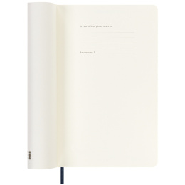 Kalenteri 18M WeekNote Soft Cover Large Sapphire Blue ryhmässä Paperit ja Lehtiöt / Kalenterit / 18 kk kalenterit @ Pen Store (135599)