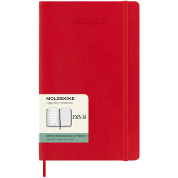 Kalenteri 18M WeekNote Soft Cover Large Red ryhmässä Paperit ja Lehtiöt / Kalenterit / 18 kk kalenterit @ Pen Store (135600)