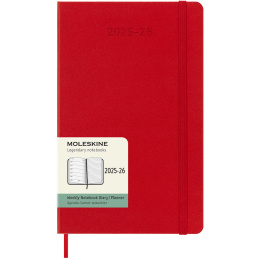 Kalenteri 18M WeekNote Hard Cover Large Red ryhmässä Paperit ja Lehtiöt / Kalenterit / 18 kk kalenterit @ Pen Store (135602)