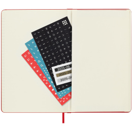 Kalenteri 18M WeekNote Hard Cover Large Red ryhmässä Paperit ja Lehtiöt / Kalenterit / 18 kk kalenterit @ Pen Store (135602)