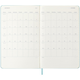 Kalenteri 18M WeekNote Hard Cover Large Aquamarine ryhmässä Paperit ja Lehtiöt / Kalenterit / 18 kk kalenterit @ Pen Store (135604)