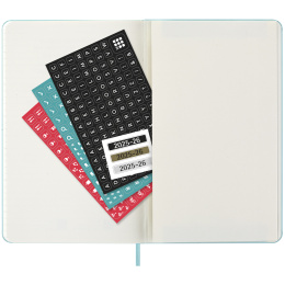 Kalenteri 18M WeekNote Hard Cover Large Aquamarine ryhmässä Paperit ja Lehtiöt / Kalenterit / 18 kk kalenterit @ Pen Store (135604)