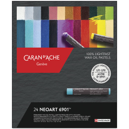 Neoart vaha- ja öljypastellit 24-setti ryhmässä Taiteilijatarvikkeet / Liidut ja lyijyt / Pastelliliidut @ Pen Store (135635)