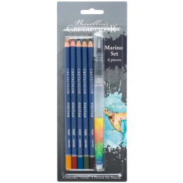 Marino vesiväripakkaus 6 osaa ryhmässä Kynät / Taiteilijakynät / Akvarellikynät @ Pen Store (135645)