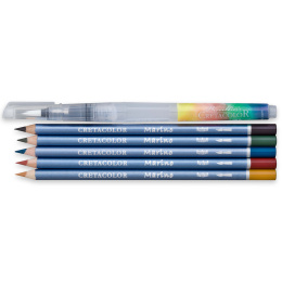 Marino vesiväripakkaus 6 osaa ryhmässä Kynät / Taiteilijakynät / Akvarellikynät @ Pen Store (135645)