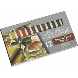 Pastelliliidut Kovat Ruskea/Punainen 12 kpl setti ryhmässä Taiteilijatarvikkeet / Liidut ja lyijyt / Pastelliliidut @ Pen Store (135651)