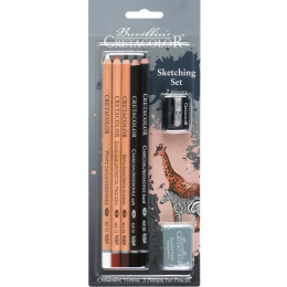 Luonnos-setti 7 osaa ryhmässä Taiteilijatarvikkeet / Liidut ja lyijyt / Hiilikynät ja hiilet @ Pen Store (135652)
