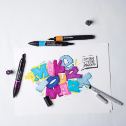 Promarker Modern Lettering Wallet 25-setti ryhmässä Kynät / Taiteilijakynät / Maalitussit @ Pen Store (135657)
