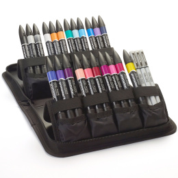 Promarker Modern Lettering Wallet 25-setti ryhmässä Kynät / Taiteilijakynät / Maalitussit @ Pen Store (135657)