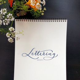 Ink & Lise Lettering Pad A4 ryhmässä Paperit ja Lehtiöt / Taiteilijalehtiöt / Luonnos- ja piirustuslehtiöt @ Pen Store (135658)