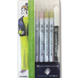 Clean Color Real Brush Illustration 8-setti 3 ryhmässä Kynät / Taiteilijakynät / Sivellinkynät @ Pen Store (135663)