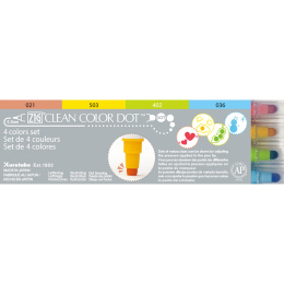 Clean Color DOT Pen 4-setti ryhmässä Kynät / Taiteilijakynät / Maalitussit @ Pen Store (135667)