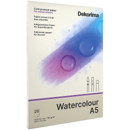 Watercolour Pad 165g A5 ryhmässä Paperit ja Lehtiöt / Taiteilijalehtiöt / Akvarellipaperit @ Pen Store (135679)