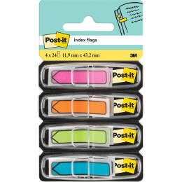 Post-it Indeksivälilehdet Nuoli 11,9×43,2 mm 4 neonväriä ryhmässä Paperit ja Lehtiöt / Kirjoitus ja muistiinpanot / Post-it ja muistilaput @ Pen Store (135696)