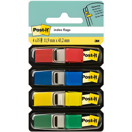 Post-it Indeksivälilehdet 11,9 x 43,1 mm 4 väriä Setti 1 ryhmässä Paperit ja Lehtiöt / Kirjoitus ja muistiinpanot / Post-it ja muistilaput @ Pen Store (135697)