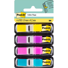 Post-it Indeksivälilehdet 11,9 x 43,1 mm 4 väriä Setti 2 ryhmässä Paperit ja Lehtiöt / Kirjoitus ja muistiinpanot / Post-it ja muistilaput @ Pen Store (135698)