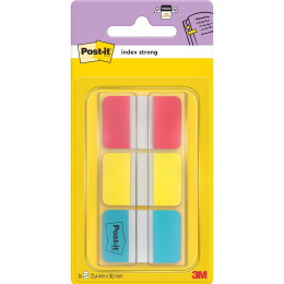 Post-it Indeksivälilehdet 25,4 x 38,1 mm Strong, 3 väriä ryhmässä Paperit ja Lehtiöt / Kirjoitus ja muistiinpanot / Post-it ja muistilaput @ Pen Store (135701)