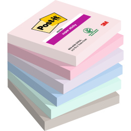 Post-it Super Sticky 76x76 Värisekoitus Soulful 6-pakkaus ryhmässä Paperit ja Lehtiöt / Kirjoitus ja muistiinpanot / Post-it ja muistilaput @ Pen Store (135723)