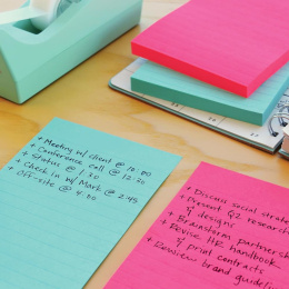 Post-it Super Sticky 101 x 152 mm Värisekoitus Viivoitettu 3-pack ryhmässä Paperit ja Lehtiöt / Kirjoitus ja muistiinpanot / Post-it ja muistilaput @ Pen Store (135726)