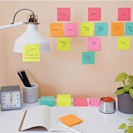 Post-it Super Sticky 47,6x47,6 Värisekoitus Cosmic 12-pakkaus ryhmässä Paperit ja Lehtiöt / Kirjoitus ja muistiinpanot / Post-it ja muistilaput @ Pen Store (135730)