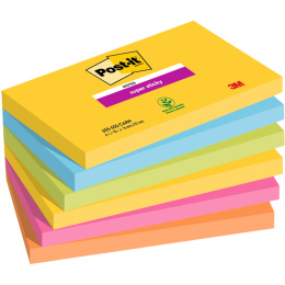 Post-it Super Sticky 76x127 Värisekoitus Carnival 6-pakkaus ryhmässä Paperit ja Lehtiöt / Kirjoitus ja muistiinpanot / Post-it ja muistilaput @ Pen Store (135731)