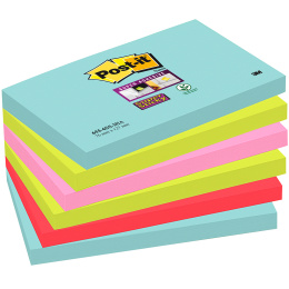 Post-it Super Sticky 76x127 Värisekoitus Cosmic 6-pakkaus ryhmässä Paperit ja Lehtiöt / Kirjoitus ja muistiinpanot / Post-it ja muistilaput @ Pen Store (135732)