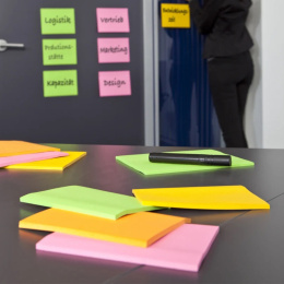 Post‑it Super Sticky 152×101 Meeting värisekoitus Neon 4‑pakkaus ryhmässä Paperit ja Lehtiöt / Kirjoitus ja muistiinpanot / Post-it ja muistilaput @ Pen Store (135734)