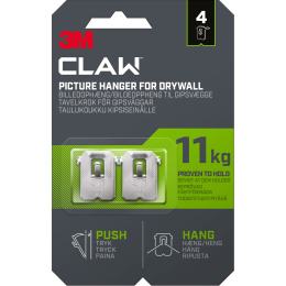 Claw Kehyskoukut kipsiseinälle 11 kg 4 kpl ryhmässä Askartelu ja Harrastus / Järjestää / Kehykset / Taulunripustus @ Pen Store (135736)