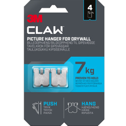 Claw Kehyskoukut kipsiseinälle 7 kg 4 kpl ryhmässä Askartelu ja Harrastus / Järjestää / Kehykset / Taulunripustus @ Pen Store (135741)