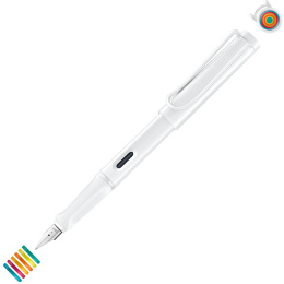 Safari All White Set Medium ryhmässä Kynät / Fine Writing / Täytekynät @ Pen Store (135752)