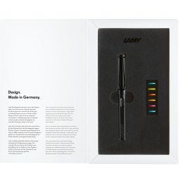 Safari All Black Set Medium ryhmässä Kynät / Fine Writing / Täytekynät @ Pen Store (135755)
