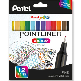 Pointliner Colour 12-setti ryhmässä Kynät / Taiteilijakynät / Tussit @ Pen Store (135771)