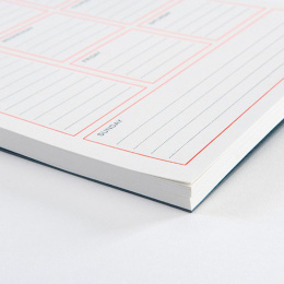 Letterpress Weekly Planner ryhmässä Paperit ja Lehtiöt / Kirjoitus ja muistiinpanot / Post-it ja muistilaput @ Pen Store (135794)
