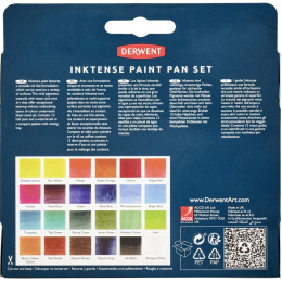 Inktense Akvarelliväri 24 puolikuppia ryhmässä Taiteilijatarvikkeet / Taiteilijavärit / Akvarellivärit / Vesiväri napissa @ Pen Store (135795)