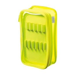 Pennakotelo Läpinäkyvä Keltainen ryhmässä Kynät / Kynätarvikkeet / Penaalit ja kynäkotelot @ Pen Store (135796)