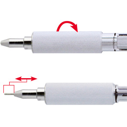 Lyijytäytekynä MS01 0,5 mm Hopea ryhmässä Kynät / Kirjoittaminen / Lyijytäytekynät @ Pen Store (135822)