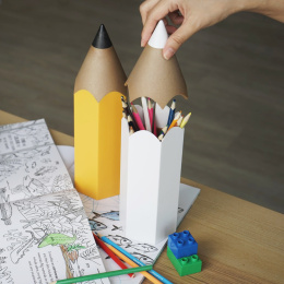 Kynäteline Lyijykynä Valkoinen ryhmässä Askartelu ja Harrastus / Järjestää / Kotitoimisto @ Pen Store (135849)