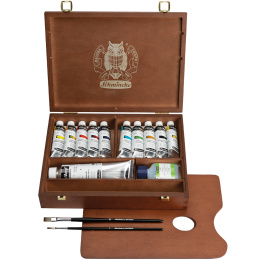 PRIMAcryl Akryyliväri Wooden Box set ryhmässä Taiteilijatarvikkeet / Taiteilijavärit / Akryylivärit @ Pen Store (136014)