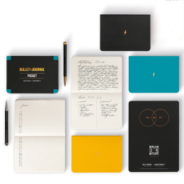 Bullet Journal Pocket 3 kpl Turquoise25 ryhmässä Paperit ja Lehtiöt / Kirjoitus ja muistiinpanot / Vihkot ja lehtiöt @ Pen Store (136020)