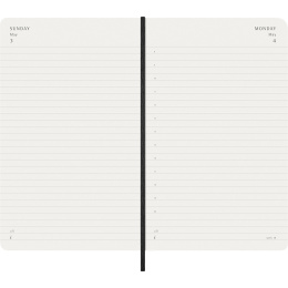 Kalenteri 12M Daily 2026 Softcover Large Black ryhmässä Paperit ja Lehtiöt / Kalenterit / 12 kk kalenterit @ Pen Store (136082)