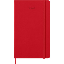 Kalenteri 12M Daily 2026 Hardcover Large Red ryhmässä Paperit ja Lehtiöt / Kalenterit / 12 kk kalenterit @ Pen Store (136084)