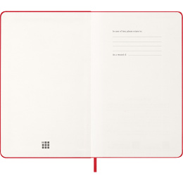 Kalenteri 12M Daily 2026 Hardcover Large Red ryhmässä Paperit ja Lehtiöt / Kalenterit / 12 kk kalenterit @ Pen Store (136084)