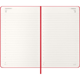 Kalenteri 12M Daily 2026 Hardcover Large Red ryhmässä Paperit ja Lehtiöt / Kalenterit / 12 kk kalenterit @ Pen Store (136084)