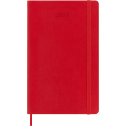 Kalenteri 12M Daily 2026 Softcover Large Red ryhmässä Paperit ja Lehtiöt / Kalenterit / 12 kk kalenterit @ Pen Store (136085)