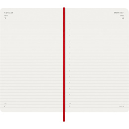 Kalenteri 12M Daily 2026 Softcover Large Red ryhmässä Paperit ja Lehtiöt / Kalenterit / 12 kk kalenterit @ Pen Store (136085)