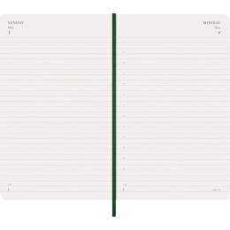 Kalenteri 12M Daily 2026 Softcover Large Myrtle Green ryhmässä Paperit ja Lehtiöt / Kalenterit / 12 kk kalenterit @ Pen Store (136088)