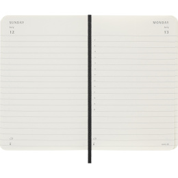 Kalenteri 12M Daily 2026 Softcover Pocket Black ryhmässä Paperit ja Lehtiöt / Kalenterit / 12 kk kalenterit @ Pen Store (136091)