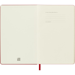 Kalenteri 12M Daily 2026 Hardcover Pocket Red ryhmässä Paperit ja Lehtiöt / Kalenterit / 12 kk kalenterit @ Pen Store (136093)